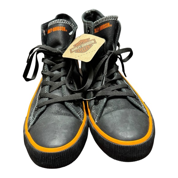 Harley-Davidson Other - Men’s Harley Davidson Nathan HighTop Bar & Shield Sneaker Tennis Shoe Size 7.5